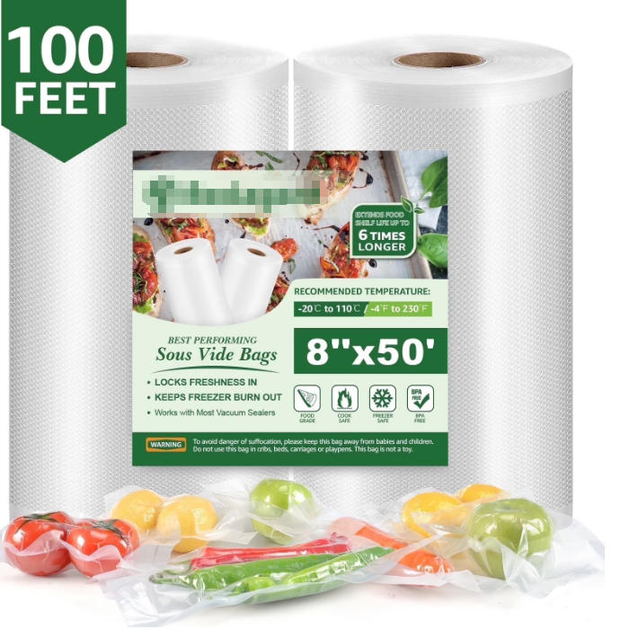 11" x 150' Vacuum Sealer Bags Food Vacuum Seal Bags Roll Keeper with Cutter